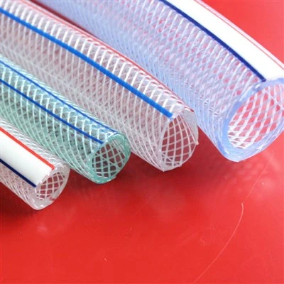 Transparenter, verstärkter PVC-Schlauch