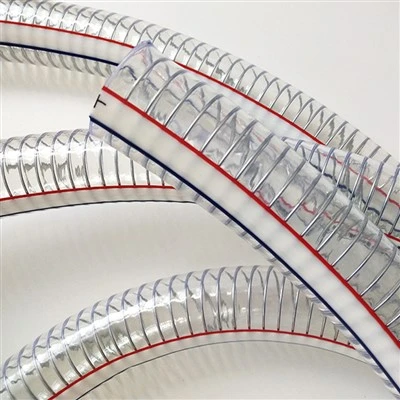 Transparenter, verstärkter PVC-Schlauch